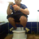 This voyeur video features 3 different women taking runny shits and pissing into a public toilet in Thailand. Apparently, the toilet has no running water, and the girls have to pour water down the drain with a plastic container. 3 minutes.